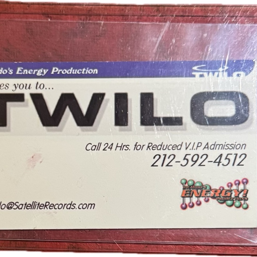 Twilo Club Admission Card